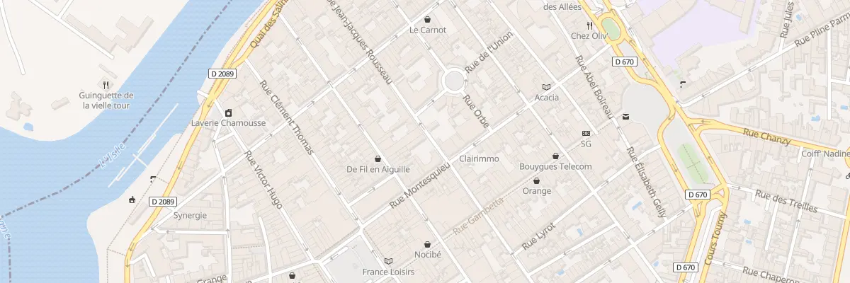 Plan du 58 Rue Jean-Jacques Rousseau à Libourne