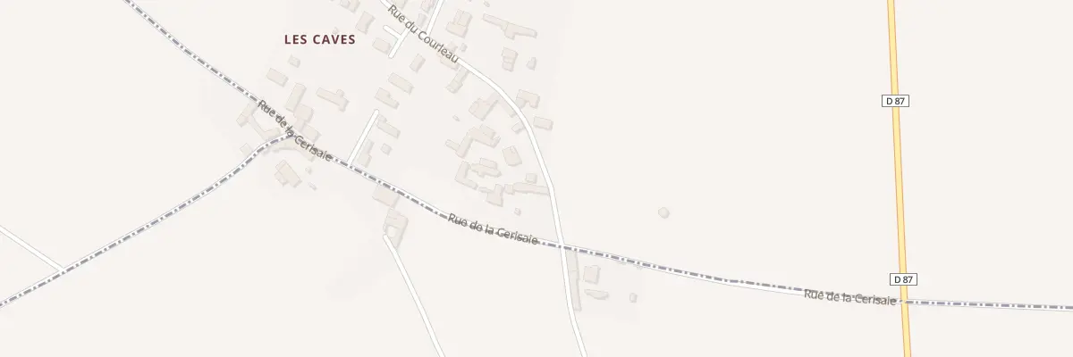 Plan du 55 Rue du Courleau à Vaudelnay
