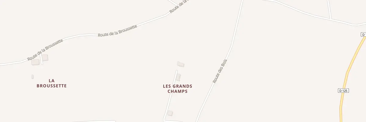 Plan du 5159 Les Grands Champs à Lachaise