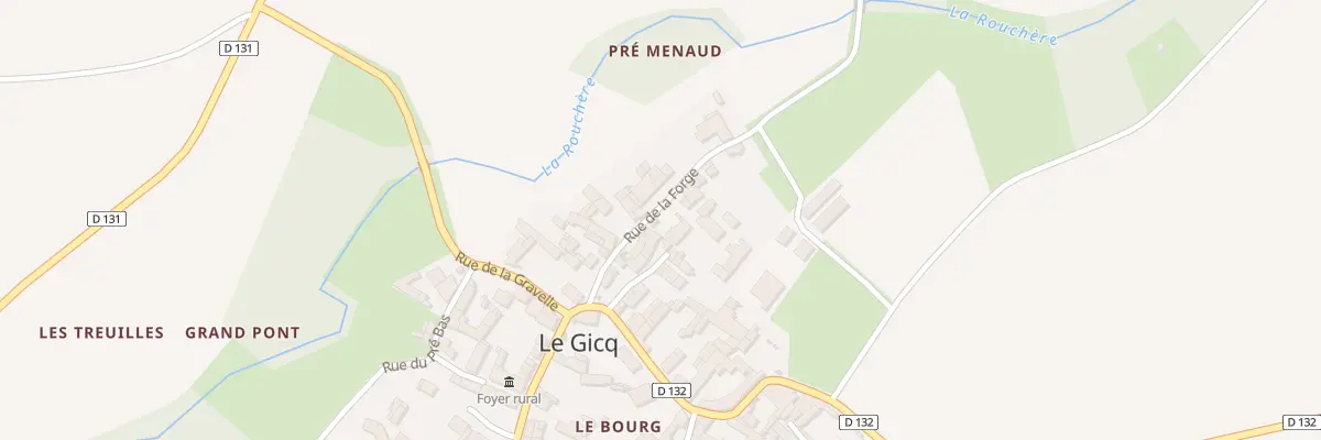 Plan du 10 Rue de la Forge au Gicq