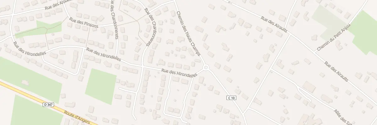 Plan du 2 Rue des Hirondelles à Beaufort-en-Anjou
