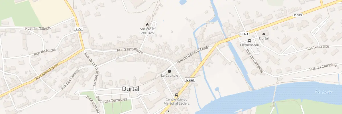 Plan du 8 Rue Saint-Pierre à Durtal