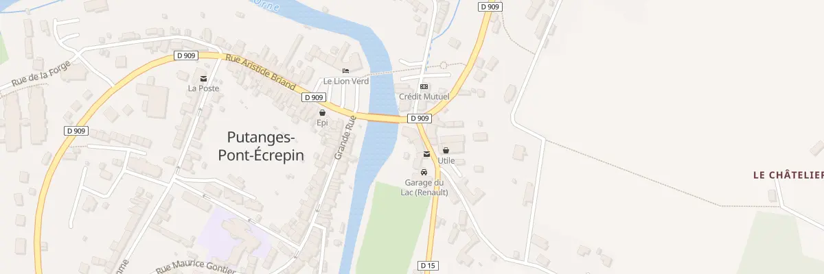 Plan du 2 Pl Notre-dame à Putanges-le-Lac