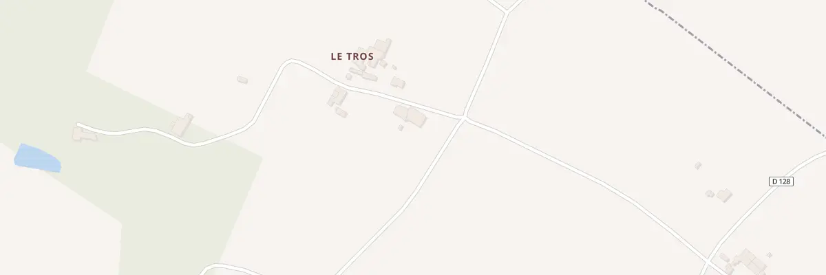Plan du 6 Le Tros Nord à Tizac-de-Curton