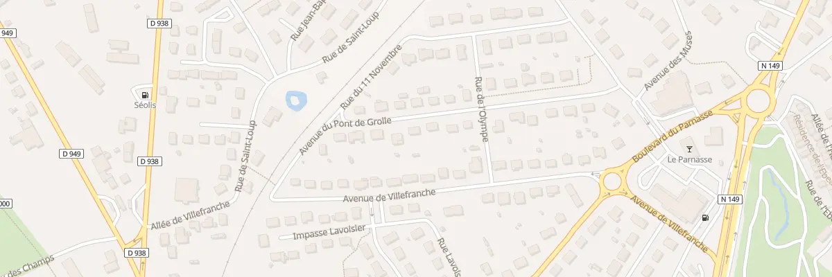 Plan du 23 Av du Pont de Grole à Châtillon-sur-Thouet