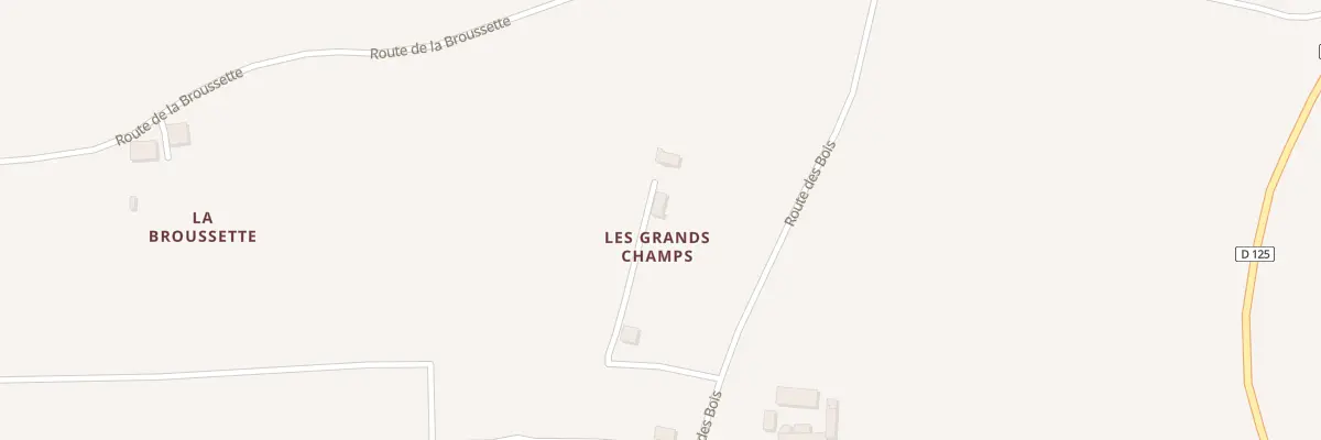 Plan du 5158 Les Grands Champs à Lachaise