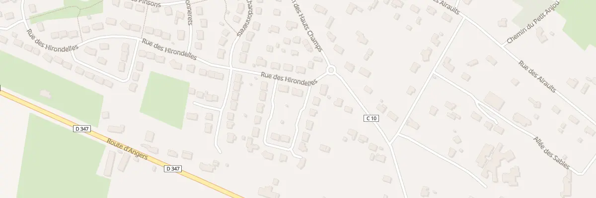 Plan du 3 Rue des Hirondelles à Beaufort-en-Anjou