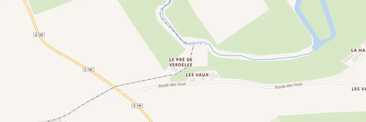 Plan du 5256 Le Pre de Verdelle à Asnières-sur-Vègre