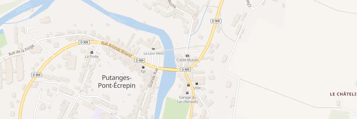 Plan du 3 Rue de la Roche à Putanges-le-Lac