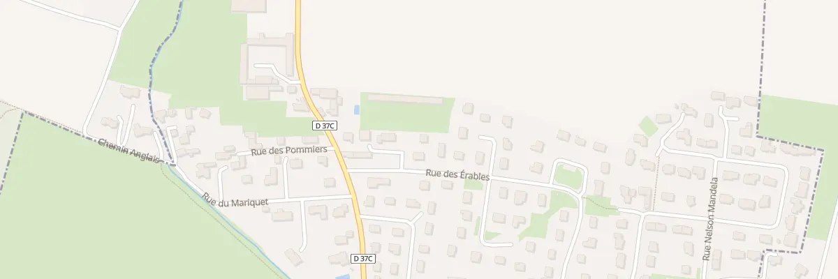 Plan du 1 Imp des Églantiers à Hérouvillette