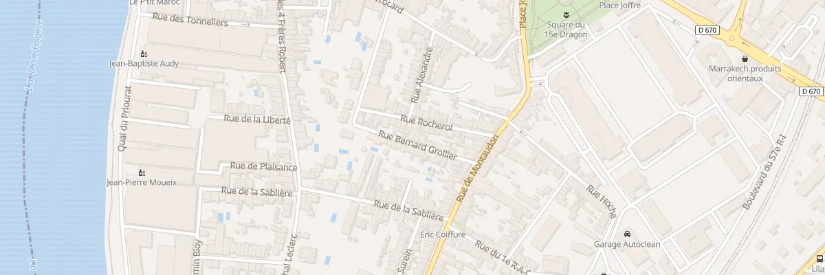 Plan du 24 Rue Bernard Grollier à Libourne
