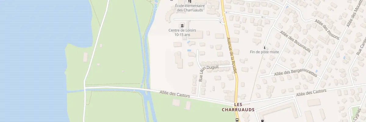 Plan du 9I All des Castors à Libourne