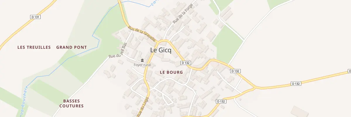 Plan du 2 Rue de la Chalende au Gicq