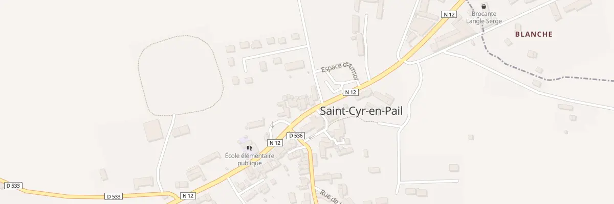 Plan du 12 Rue d’Armorique à Saint-Cyr-en-Pail