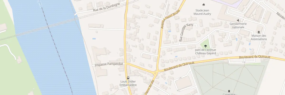Plan du 27B Av Henri Brulle à Libourne