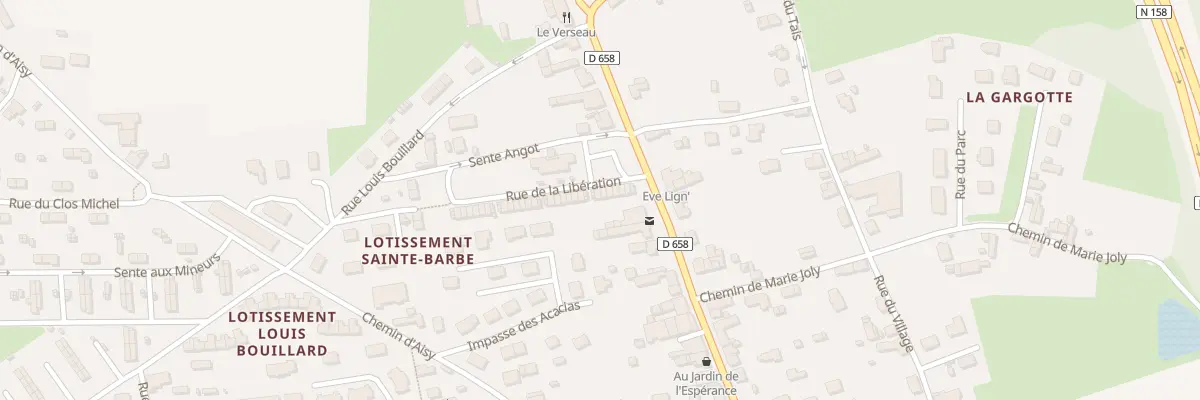 Plan du 6 Rue de la Libération à Potigny