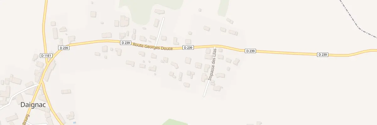 Plan du 78A Les Ardits à Daignac