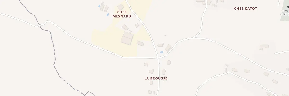 Plan du 6 Chez Mesnard à Orignolles