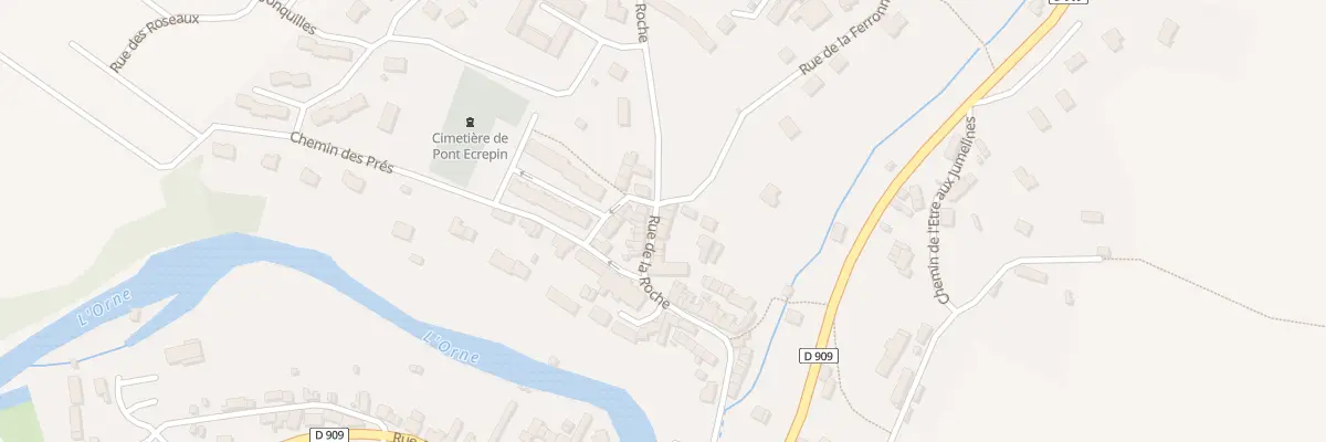Plan du 42 Rue de la Roche à Putanges-le-Lac