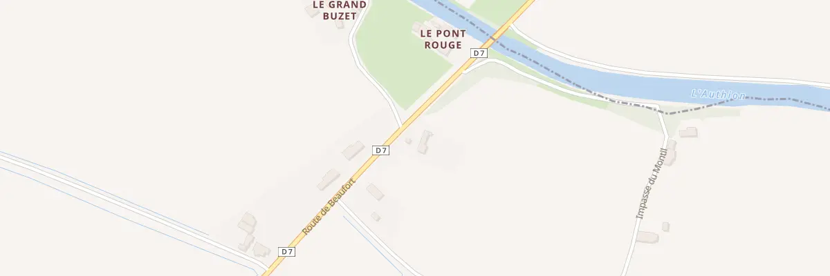 Plan du 2 Rte de Beaufort à La Ménitré