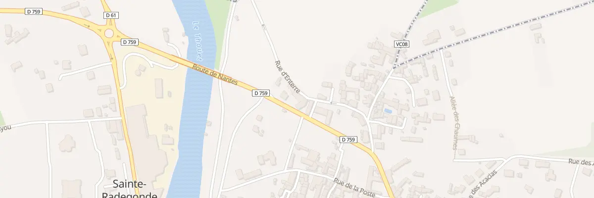 Plan du 38 Rte de Nantes à Thouars
