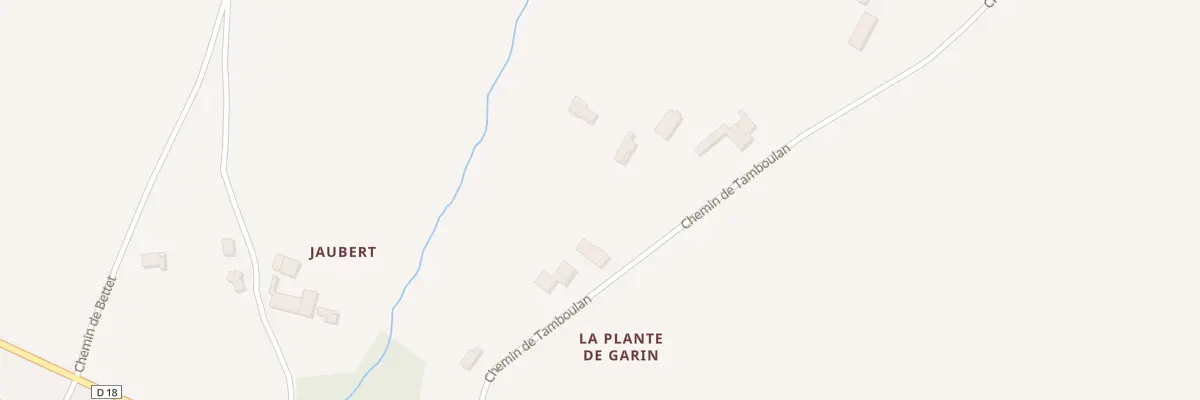 Plan du 346 Courrau à Génissac