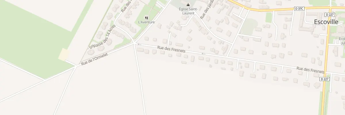 Plan du 2B Rue des Fresnets à Escoville