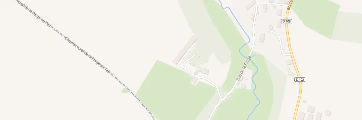 Plan du 38 Rue du Château de la Forge à Celles-sur-Belle