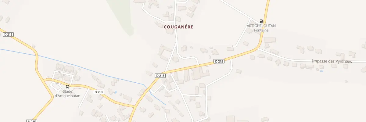 Plan du 1 Rue de la Licorne à Artigueloutan