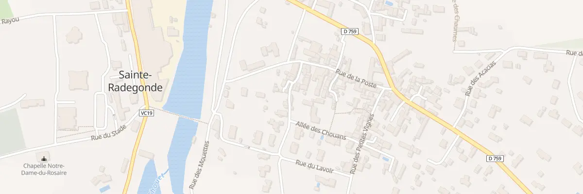 Plan du 20 Rue de la Grande Cour à Thouars
