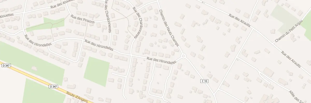 Plan du 6 Rue des Hirondelles à Beaufort-en-Anjou