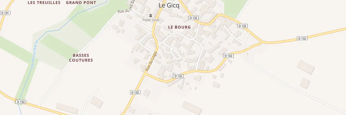 Plan du 4 Rue Eglantine au Gicq