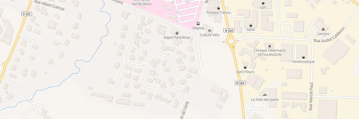 Plan du 15 Rue du Colonel Noutary à Langon