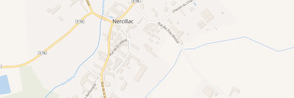 Plan du 88 Rue de la Liberte à Nercillac