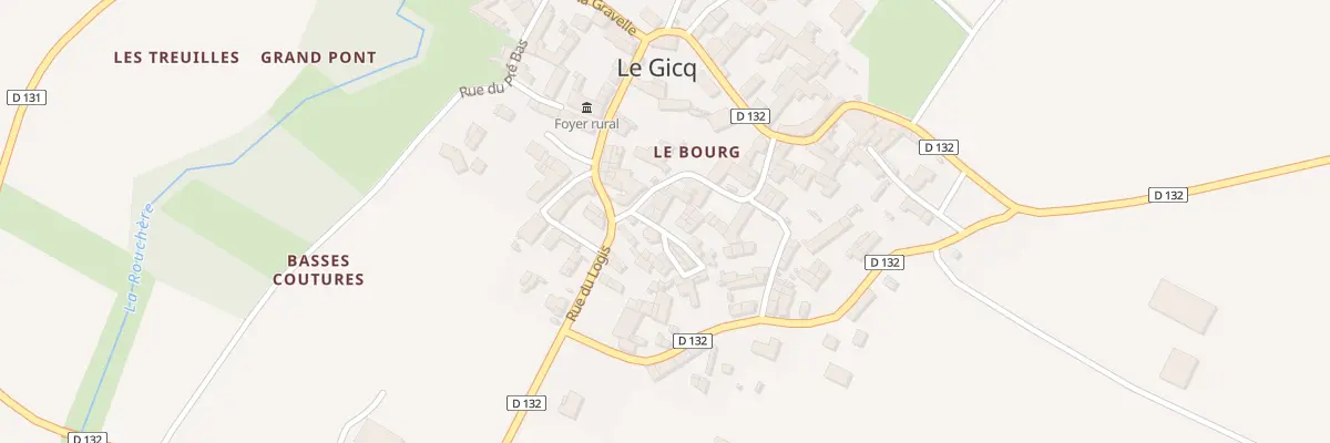 Plan du 1 Rue Eglantine au Gicq