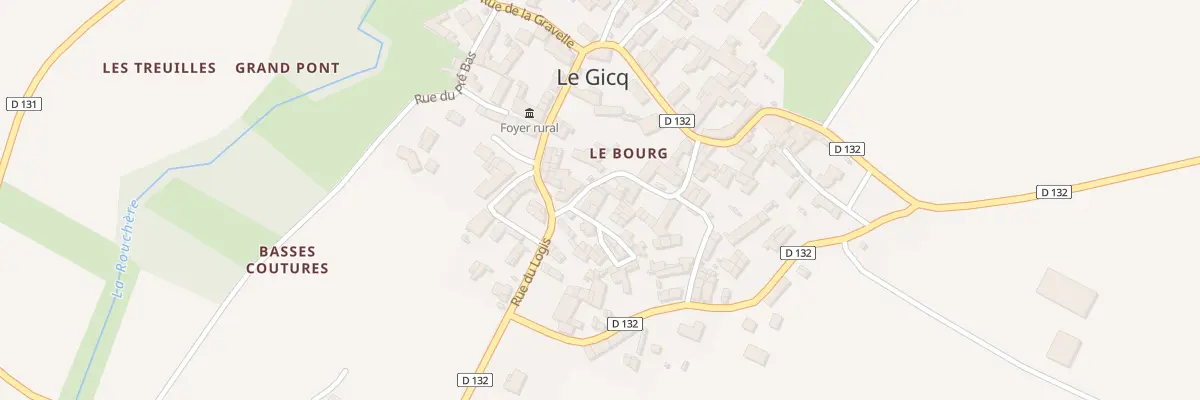 Plan du 9 Rue du Puits au Gicq