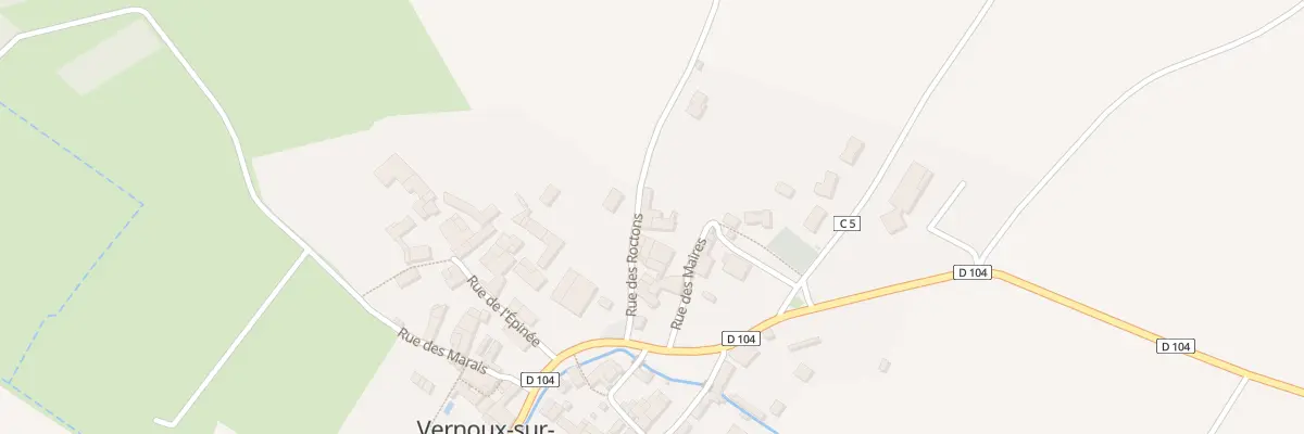 Plan du 6 Rue des Roctons à Vernoux-sur-Boutonne