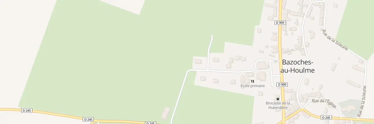 Plan du 16 Rue de la Quarantaine à Bazoches-au-Houlme