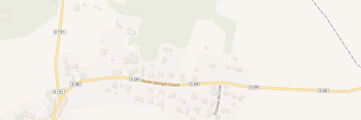 Plan du 22B Baringue à Daignac