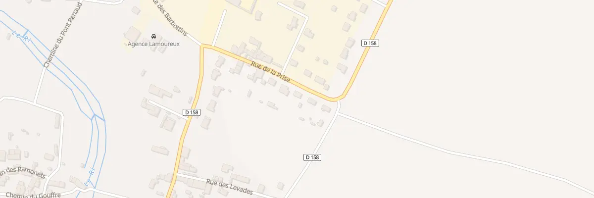 Plan du 10 Rue de la Prise à Gensac-la-Pallue