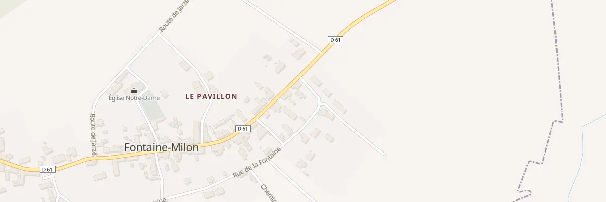 Plan du 3 Rue David d’Angers à Mazé-Milon