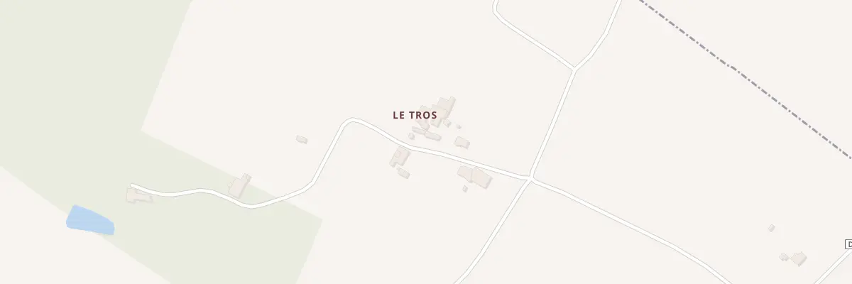 Plan du 4 Le Tros Nord à Tizac-de-Curton
