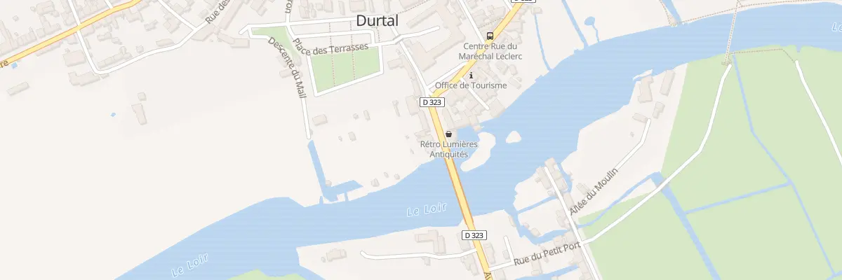 Plan du 32 Rue du Mal Leclerc à Durtal