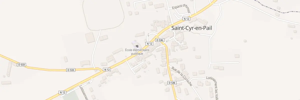 Plan du 11 Rue d’Armorique à Saint-Cyr-en-Pail