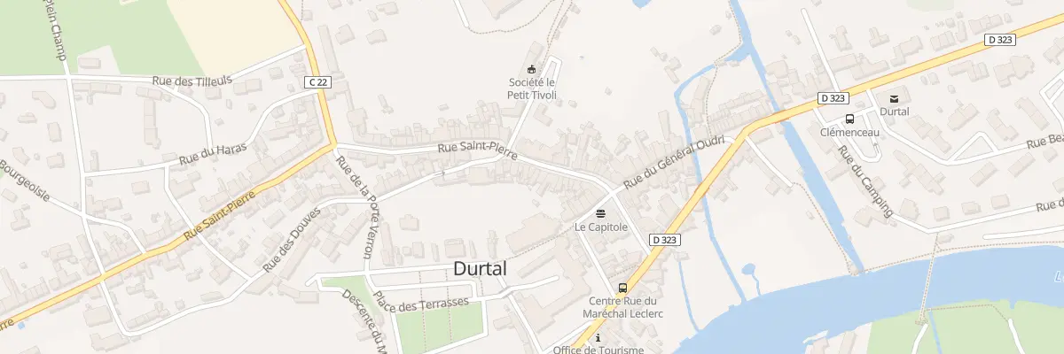 Plan du 17 Rue Saint-Pierre à Durtal