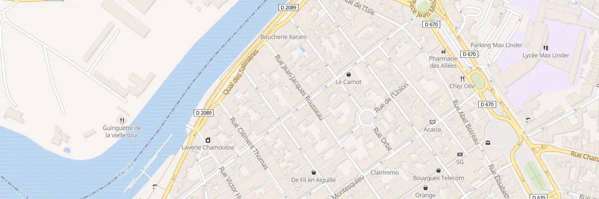 Plan du 63 Rue du President Carnot à Libourne