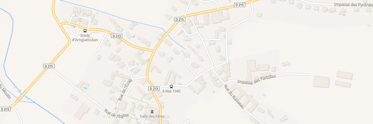 Plan du 3 Rue du 8 Mai 1945 à Artigueloutan