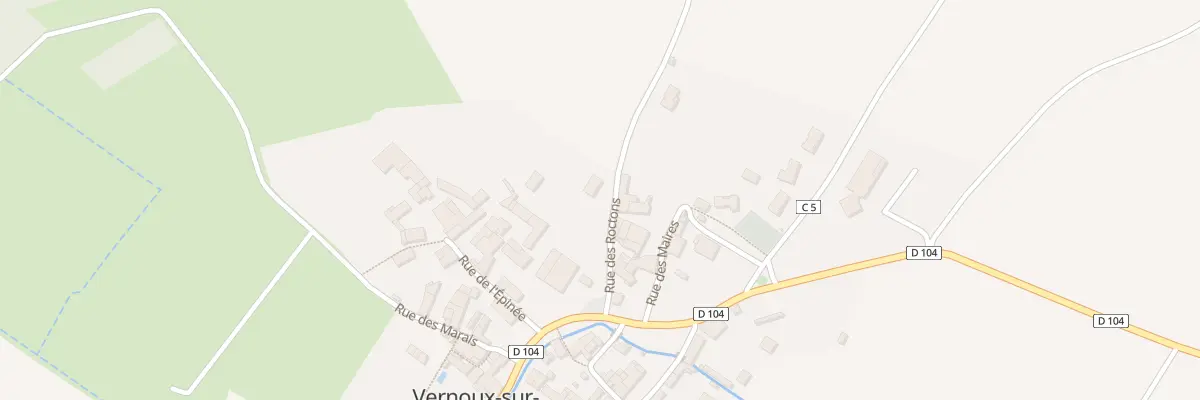 Plan du 3 Rue des Roctons à Vernoux-sur-Boutonne