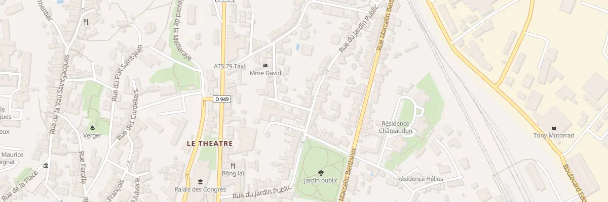 Plan du 49 Rue du Jardin Public à Parthenay