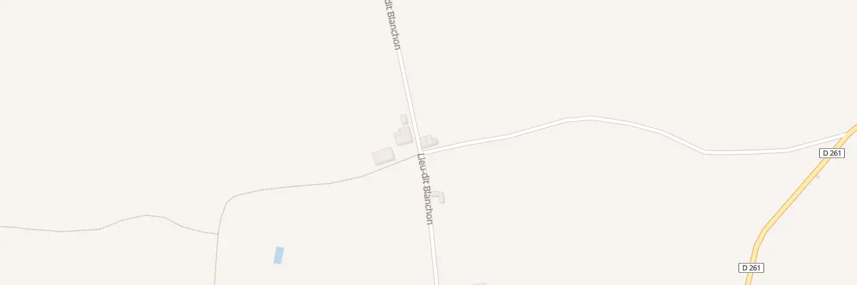 Plan du 5186 Blanchon Est à Cercoux